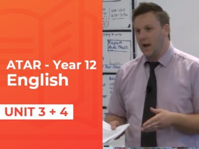 Yr 12 ATAR – English – Unit 3 & 4