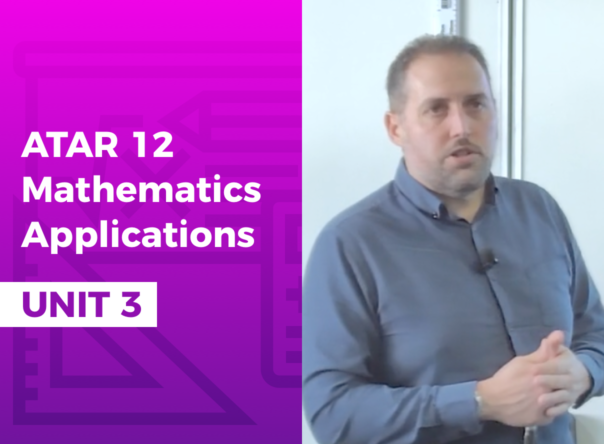 Yr 12 ATAR – Mathematics Applications – Unit 3